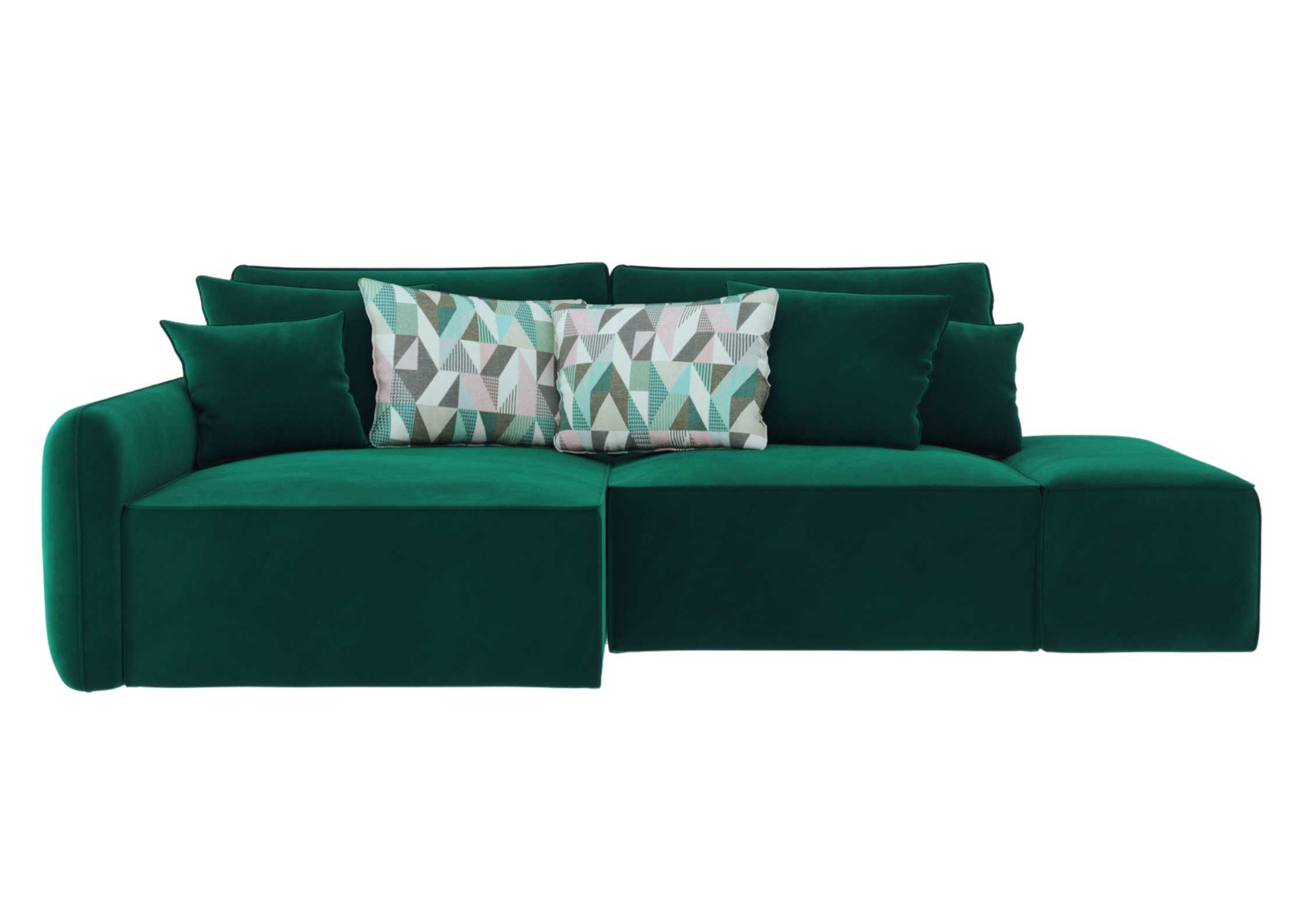 Zielony narożnik modułowy